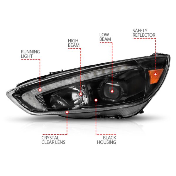 ANZO USA Projector Headlight Set