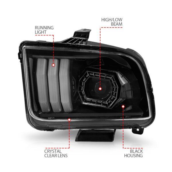 ANZO USA Projector Headlight Set