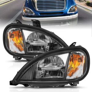 ANZO USA Commercial Truck LED Crystal Headlight Set