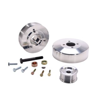 BBK 1997-2004 FORD 4.6L/5.4L F-SERIES/EXPED 3 PC UNDER DRIVE PULLEYS (ALUMINUM)