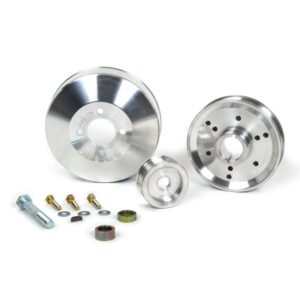 BBK 1996-2001 MUSTANG GT/COBRA 3 PC UNDER DRIVE PULLEY KIT (ALUMINUM)