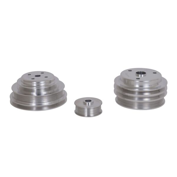 BBK GM 5.0/5.7 F-BODY/GM TRUCK 3 PC UNDER DRIVE PULLEY KIT (ALUMINUM)