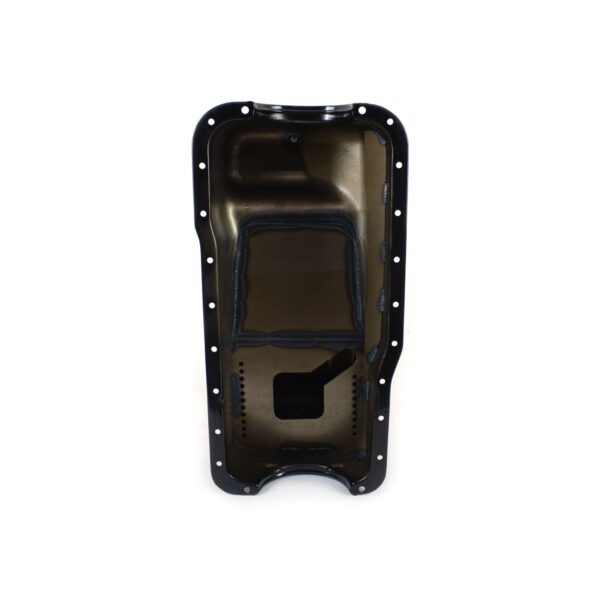 Canton 16-670 Oil Pan 351W Ford 66-77 Bronco Rear Sump Oil Pan Black Powder Coat