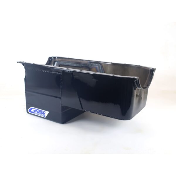 Canton 16-724 Oil Pan 351C Ford Rear Sump 4X4 Truck Oil Pan Black Powder Coat