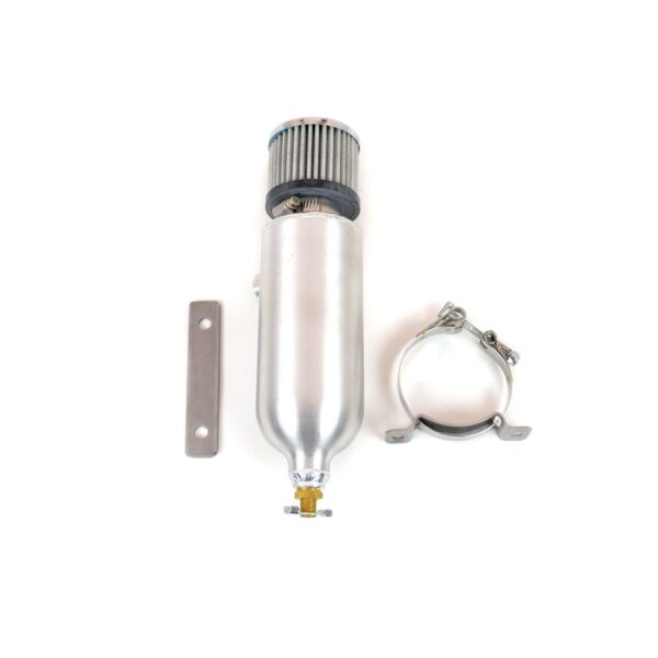 Canton 23-030 Universal Aluminum Breather Tank 3/8" Side Port And Bottom Petcock