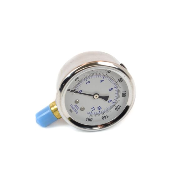 Canton 24-500 Accusump Liquid Filled SS Gauge 0-160 Psi