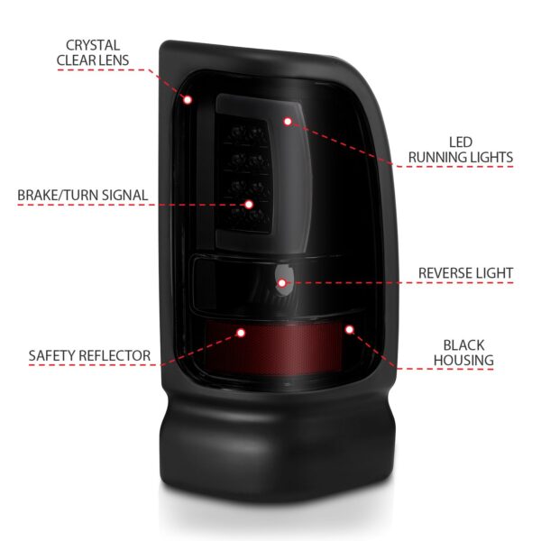 ANZO USA Tail Light Assembly