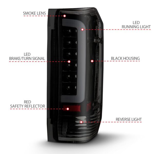 ANZO USA LED Tail Light Assembly