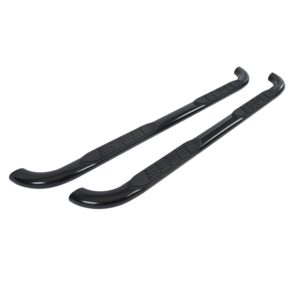 Big Country Truck Accessories 372019 - 4" Oval side bars - Classic design 90° - Black