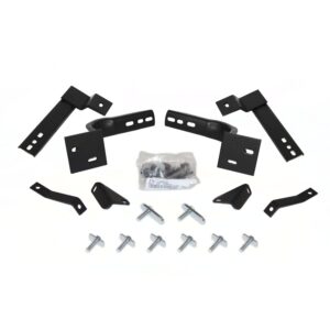 Big Country Truck Accessories 390555 - WIDESIDER Side Bars - BRACKET KIT ONLY - Textured Black