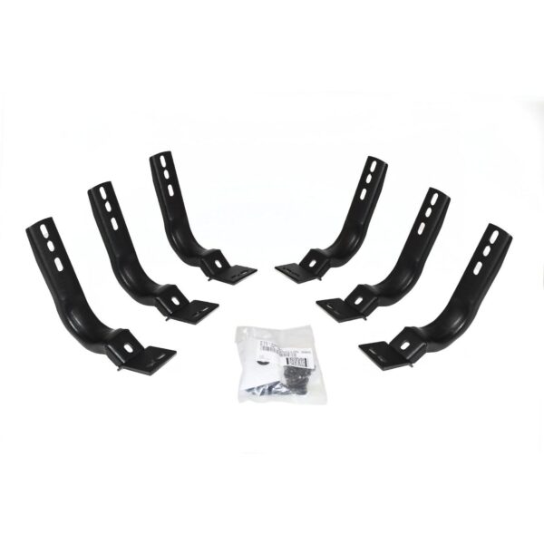 Big Country Truck Accessories 390595 - WIDESIDER Side Bars - BRACKET KIT ONLY - Textured Black