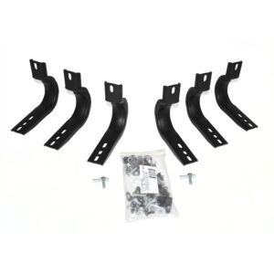 Big Country Truck Accessories 391695 - Brackets for 4", 5" & 6" WIDESIDER Bars - Cab Length - Textured Black