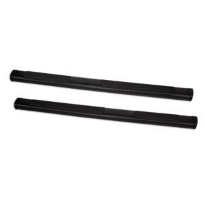 Big Country Truck Accessories 391809 - 6" WIDESIDER XL Composite Side Bars - BARS ONLY - Black Powdercoat