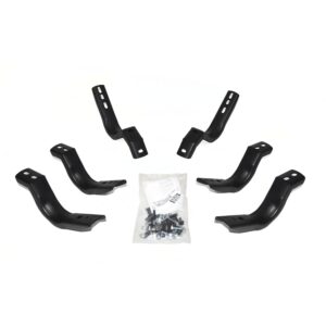 Big Country Truck Accessories 391885 - Brackets for 4", 5" & 6" WIDESIDER Bars - Cab Length - Textured Black