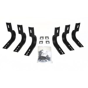 Big Country Truck Accessories 394015 - WIDESIDER Side Bars - BRACKET KIT ONLY - Textured Black