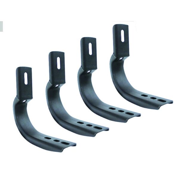 Big Country Truck Accessories 392035 - WIDESIDER Side Bars - BRACKET KIT ONLY - Textured Black