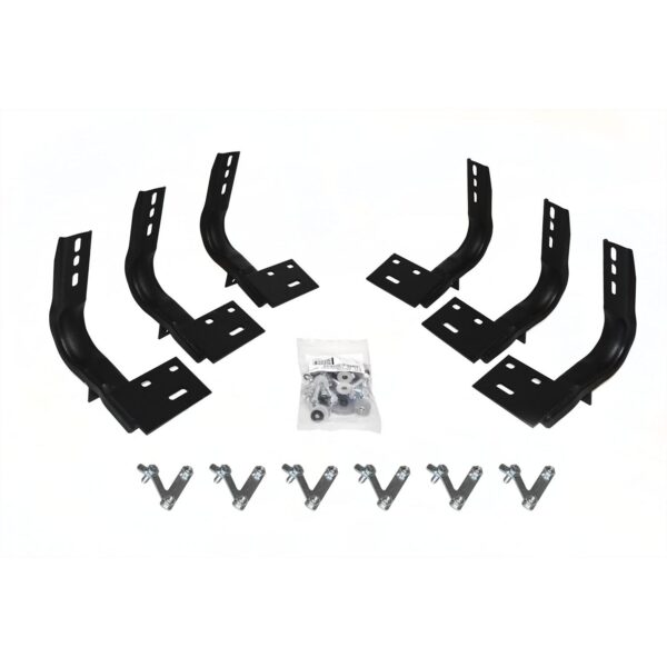 Big Country Truck Accessories 392245 - WIDESIDER Side Bars - BRACKET KIT ONLY - Textured Black