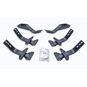 Big Country Truck Accessories 392295 - WIDESIDER Side Bars - BRACKET KIT ONLY - Textured Black