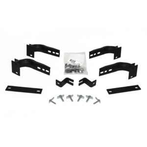 Big Country Truck Accessories 392445 - WIDESIDER Side Bars - BRACKET KIT ONLY - Textured Black