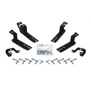 Big Country Truck Accessories 392675 - WIDESIDER Side Bars - BRACKET KIT ONLY - Textured Black