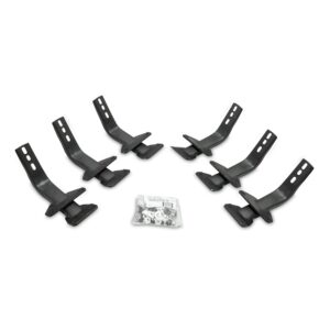 Big Country Truck Accessories 392695 - WIDESIDER Side Bars - BRACKET KIT ONLY - Textured Black