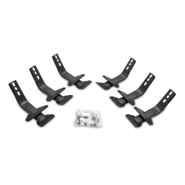 Big Country Truck Accessories 105269806 - 5" Fusion Series Side Bars With Mounting Bracket Kit - Polished Stainless Steel