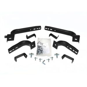 Big Country Truck Accessories 392865 - Brackets for 4", 5" & 6" WIDESIDER Bars - Cab Length - Black