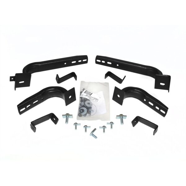 Big Country Truck Accessories 392865 - Brackets for 4", 5" & 6" WIDESIDER Bars - Cab Length - Black