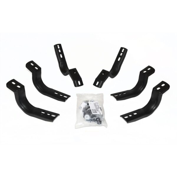 Big Country Truck Accessories 392895 - WIDESIDER Side Bars - BRACKET KIT ONLY - Textured Black