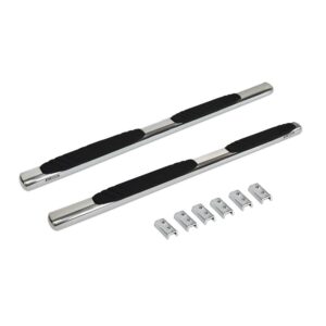 Big Country Truck Accessories 39406766 - 4" WIDESIDER Platinum Side Bars - BARS ONLY - Polished Stainless Steel