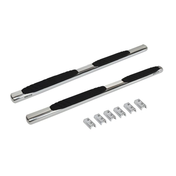 Big Country Truck Accessories 39406766 - 4" WIDESIDER Platinum Side Bars - BARS ONLY - Polished Stainless Steel