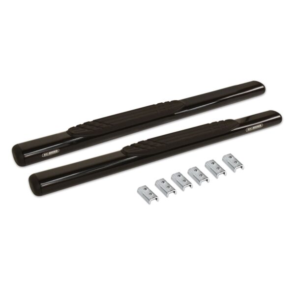 Big Country Truck Accessories 3940679 - 4" WIDESIDER Side Bars - BARS ONLY - Black Powdercoat