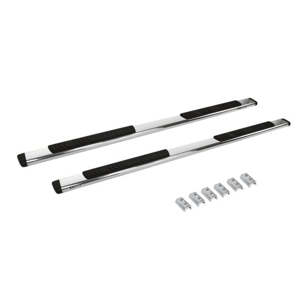 Big Country Truck Accessories 395224878 - 5" WIDESIDER XL Side Bars With Mounting Bracket Kit - Chrome