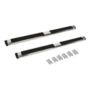 Big Country Truck Accessories 396806 - 6" WIDESIDER Platinum Side Bars - BARS ONLY - Polished Stainless Steel