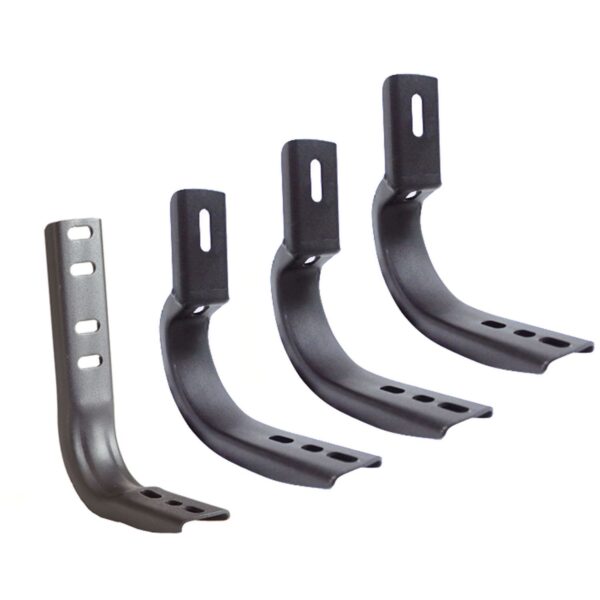 Big Country Truck Accessories 396045 - WIDESIDER Wheel to Wheel Side Bars - BRACKET KIT ONLY - Textured Black