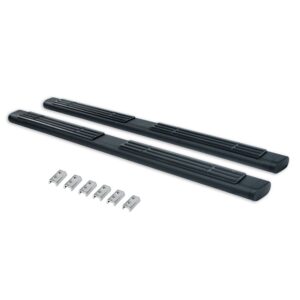 Big Country Truck Accessories 396224520 - 6" WIDESIDER Platinum Side Bars With Mounting Bracket Kit - Textured Black