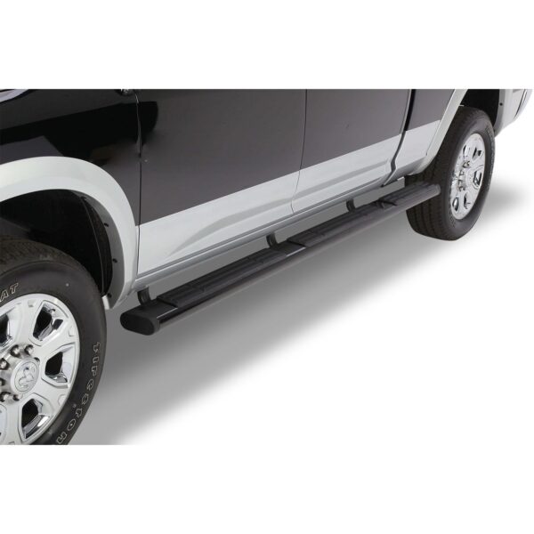 Big Country Truck Accessories 3961129 - 4" WIDESIDER Side Bars - BARS ONLY - Black Powdercoat