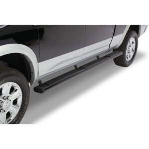 Big Country Truck Accessories 3960969 - 4" WIDESIDER Side Bars - BARS ONLY - Black Powdercoat