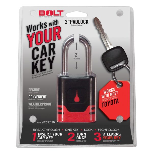 BOLT Padlock Toyota