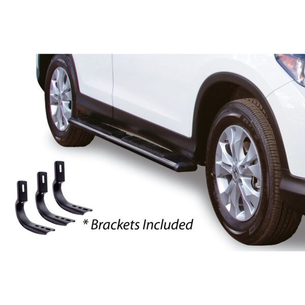 Big Country Truck Accessories 395267679 - 5" WIDESIDER XL Composite Side Steps With Mounting Brackets - Black Powdercoat