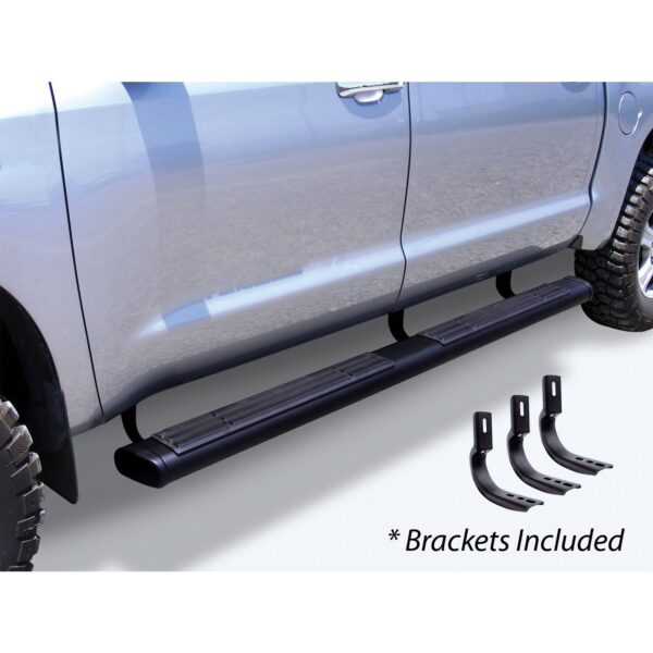 Big Country Truck Accessories 396059809 - 5" WIDESIDER XL Composite Side Steps With Mounting Brackets - Black Powdercoat