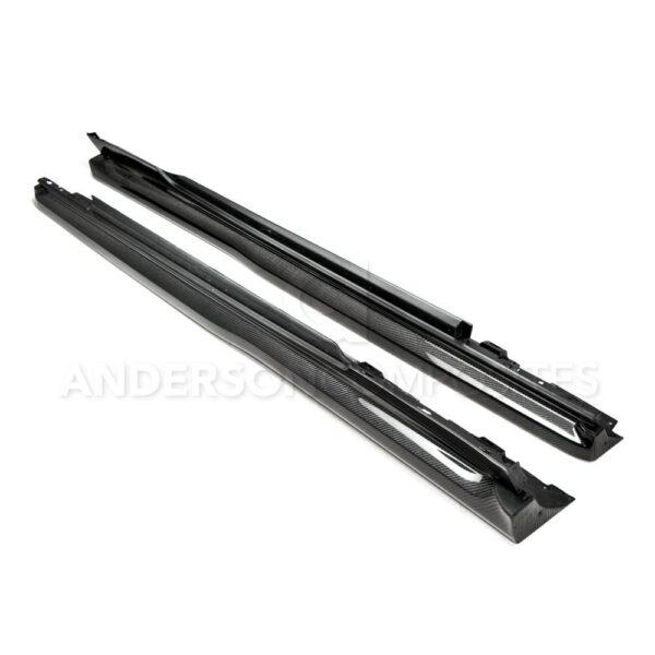 Anderson Composites, AC-SS14CHCAM-Z28, Type-Z28 carbon fiber side skirts for 2014-2015 Chevrolet Camaro