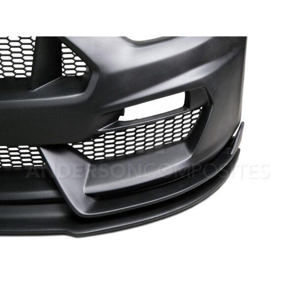 Anderson Composites, AC-FB15FDMU-GR-GF, Type-GR (GT350 Style) fiberglass front bumper for 2015-2017 Ford Mustang