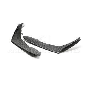 Anderson Composites, AC-FBC17CHCAMZL-LE, Type-LE carbon fiber front bumper canards for 2017-2021 Chevrolet Camaro ZL1 1LE