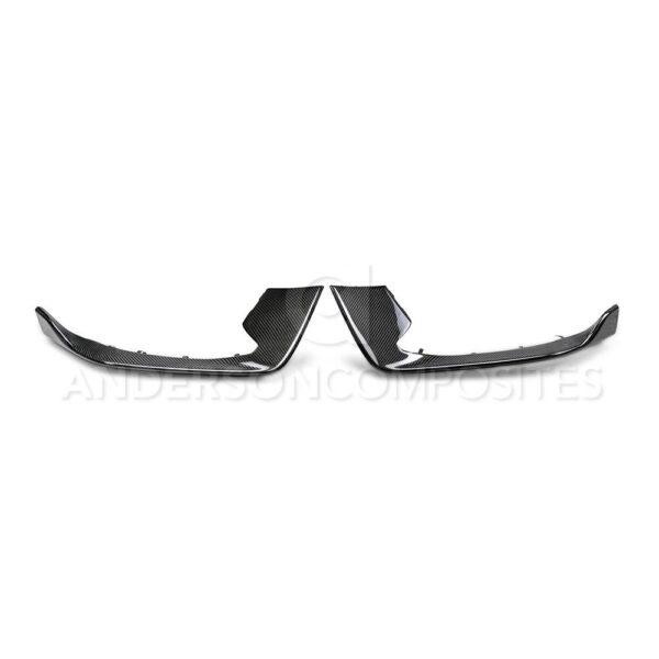 Anderson Composites, AC-FBI15MU350, Carbon fiber front bumper inserts for 2015-2020 Ford Mustang Shelby GT350