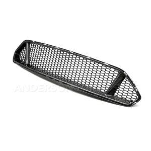 Anderson Composites, AC-FG18FDMU-GT, Type-GT carbon fiber upper grille for 2018-2020 Ford Mustang GT