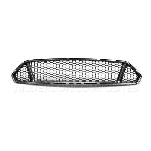 Anderson Composites, AC-FG18FDMU-GT, Type-GT carbon fiber upper grille for 2018-2020 Ford Mustang GT