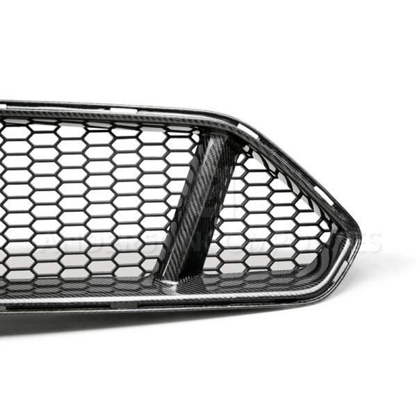 Anderson Composites, AC-FG18FDMU-GT, Type-GT carbon fiber upper grille for 2018-2020 Ford Mustang GT