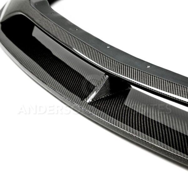 Anderson Composites, AC-FL15FDMU-AR, Type-AR carbon fiber front chin splitter for 2015-2017 Ford Mustang