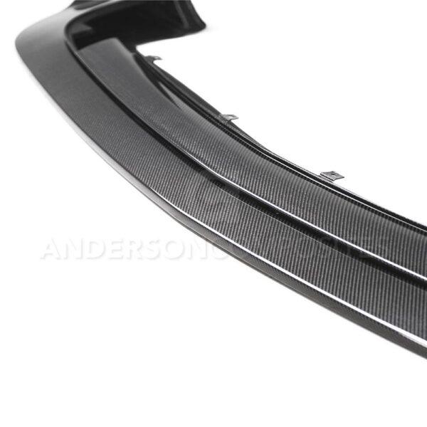 Anderson Composites, AC-FL18DGCHHC, Type-WB Carbon fiber front chin spoiler for 2018-2020 Dodge Challenger Widebody